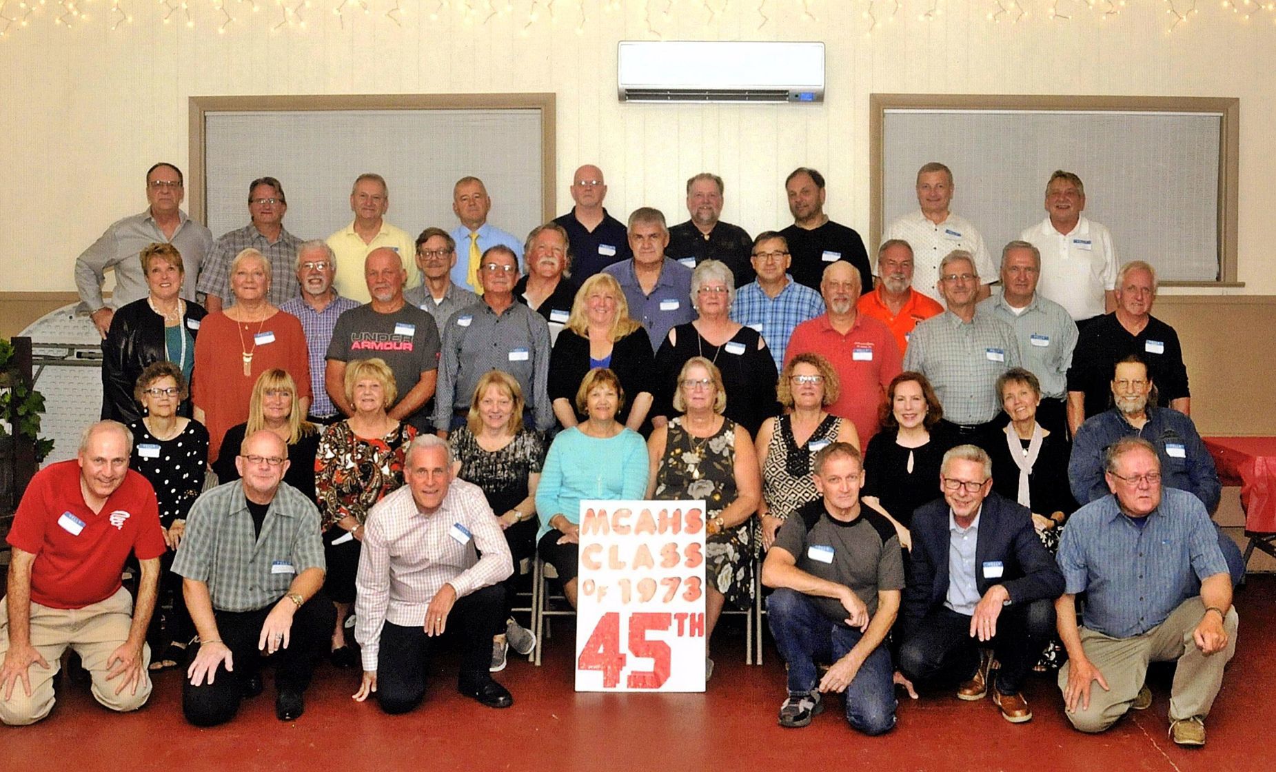 MCA Class of 1973 celebrates 45th reunion